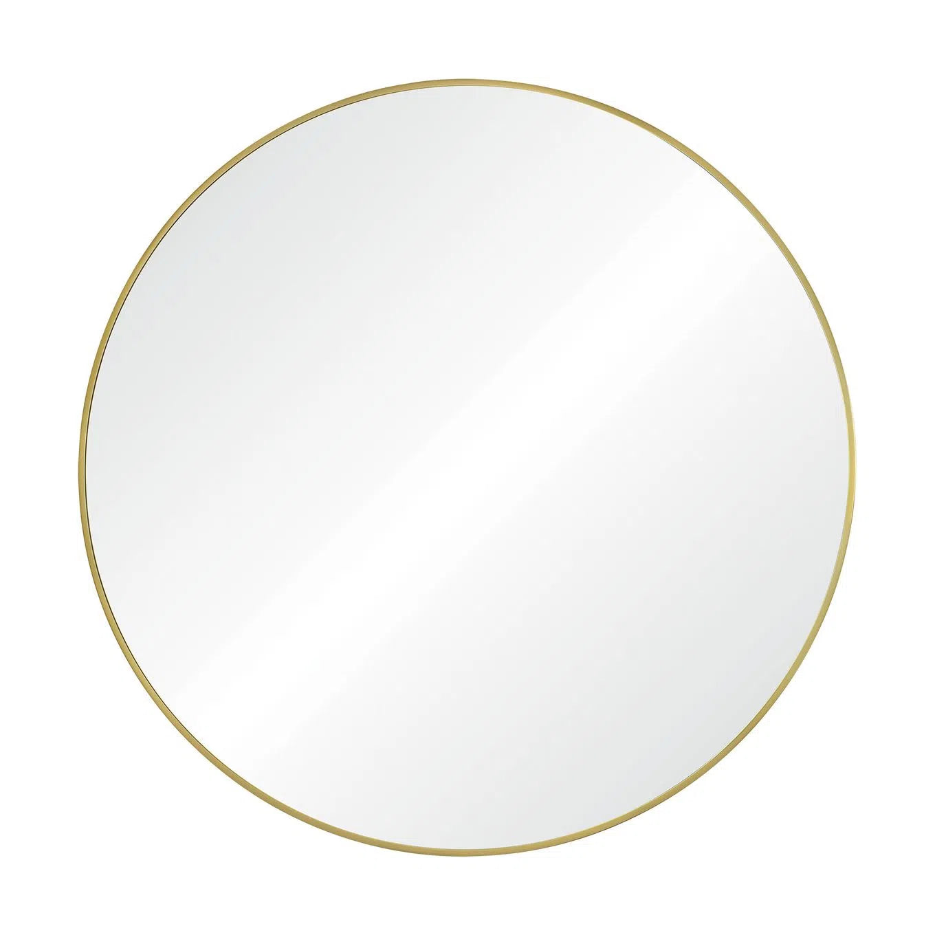 Grady 40" Gold Round Mirror