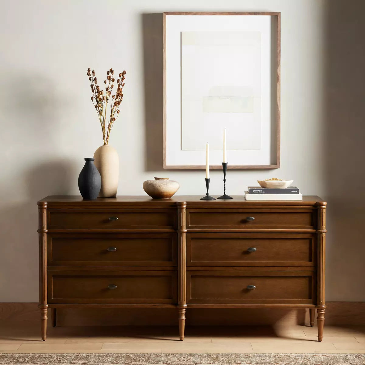 Toulouse Toasted Oak 6 Drawer Dresser