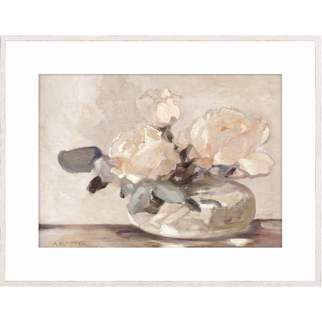 Floral Country Rose Posy C. 1932 Art Print