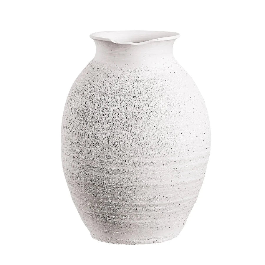 Zeb White Ceramic Vase