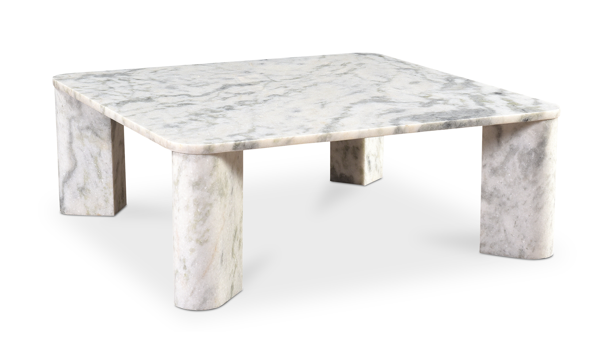 Moe's Segment Solid Marble Coffee Table