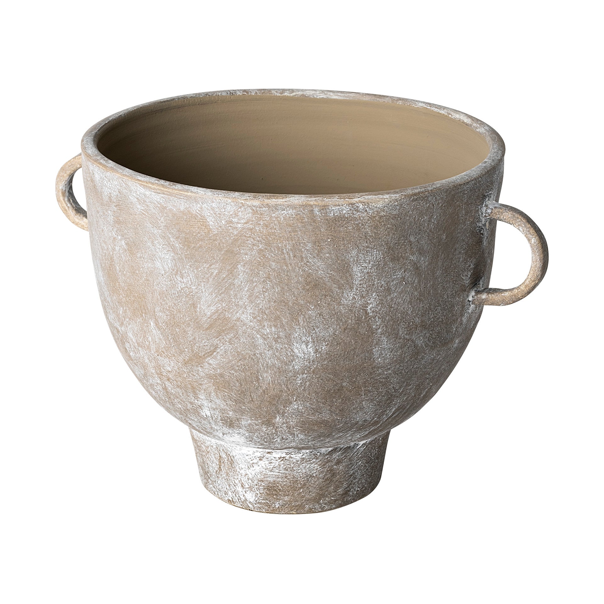 Deya Rustic Brown Ceramic Vase