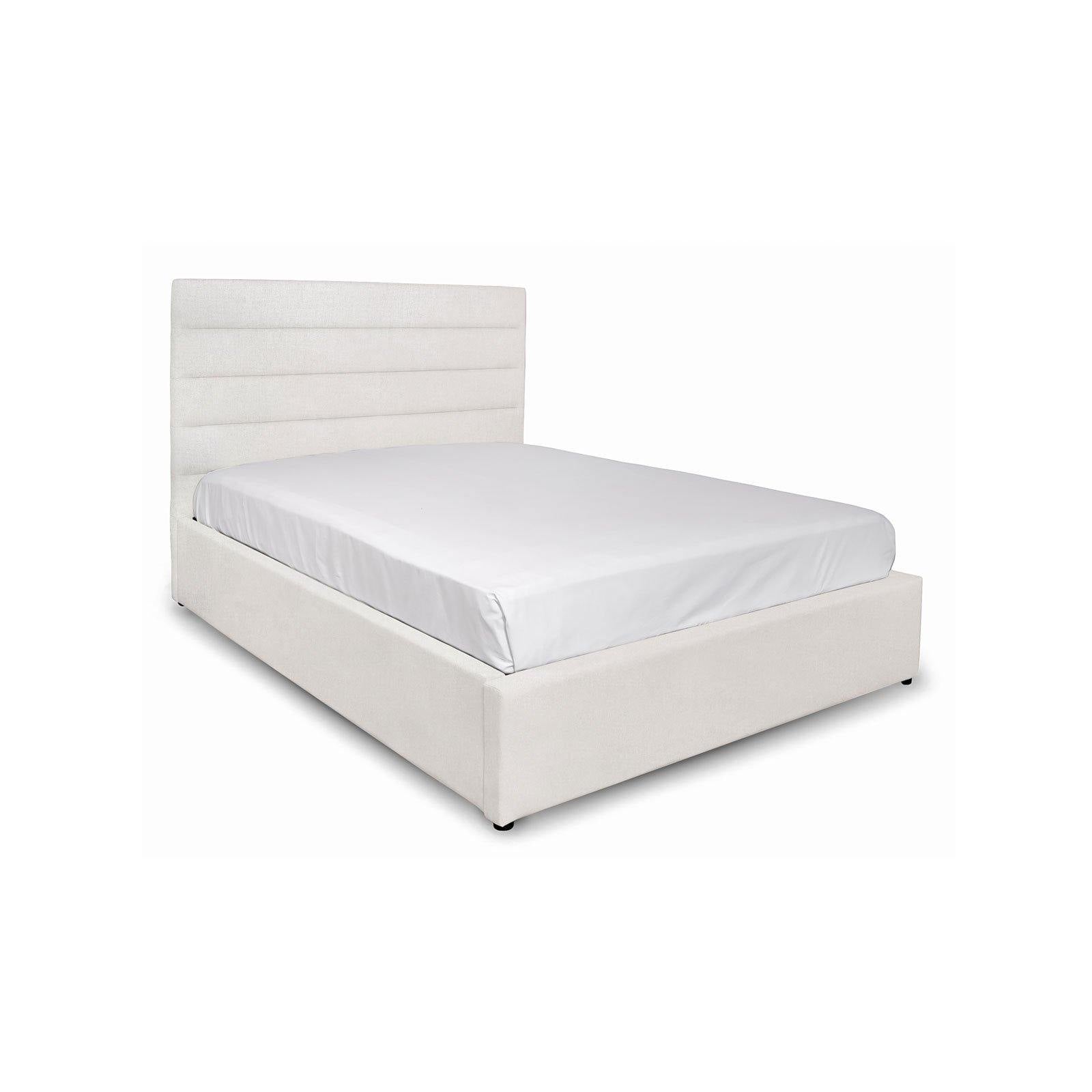 Justin Bed, Cream - Reimagine Designs - bed, new