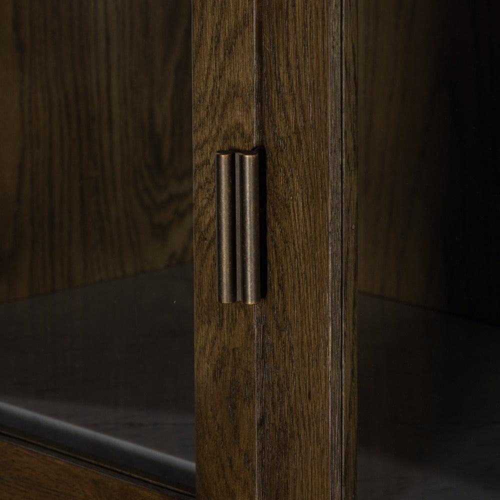Viggo Dark Hazel Cabinet - Reimagine Designs - Bookcases, cabinet, new