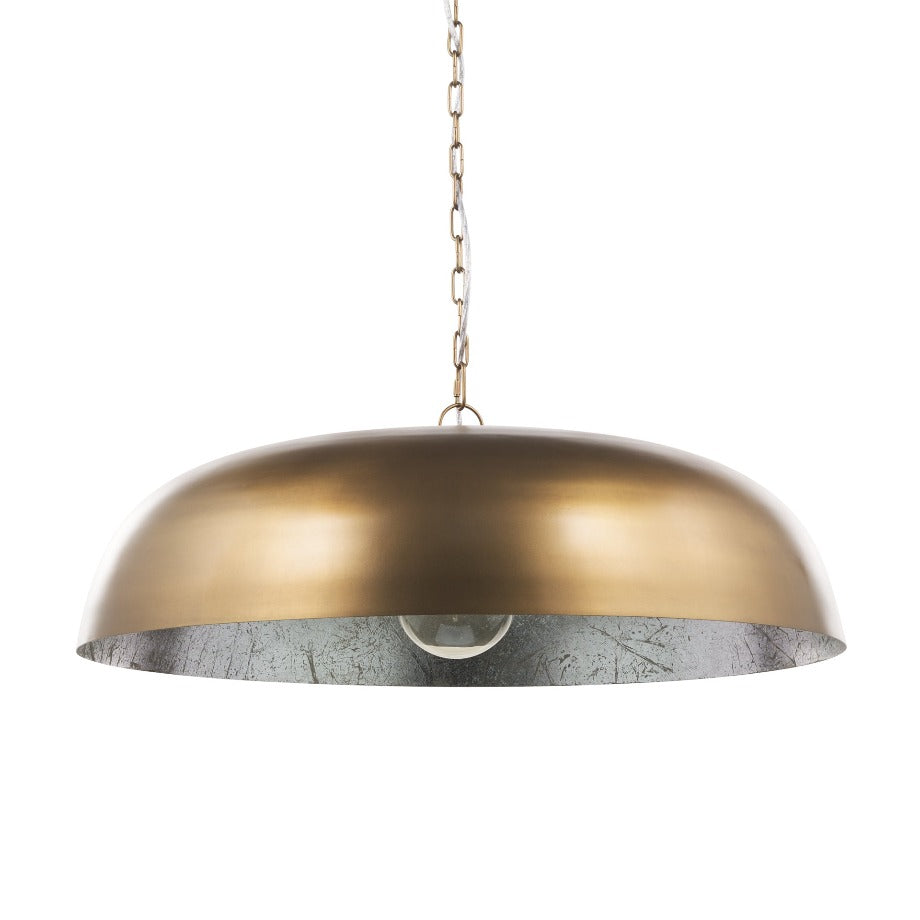 Sanne Antiqued Gold Pendant Light