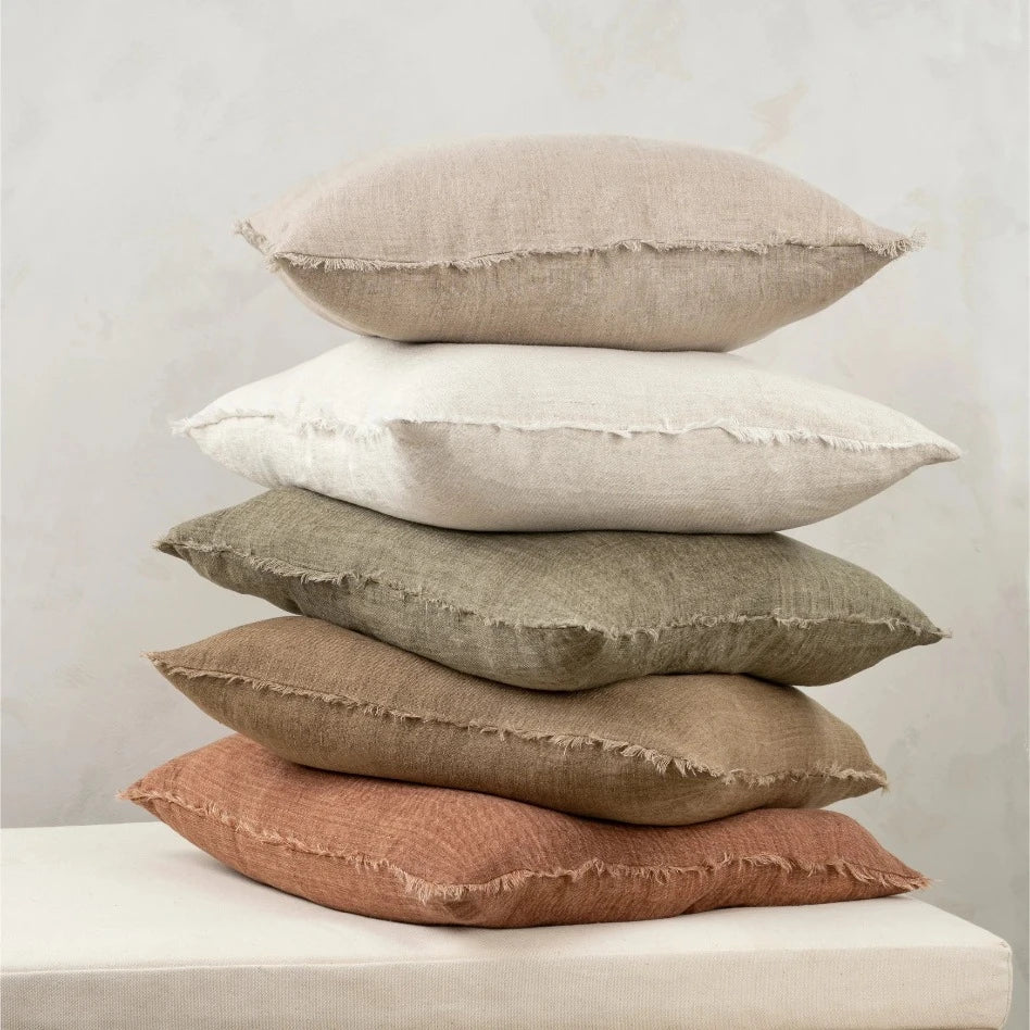 Lina Belgian Linen Pillow Chambray