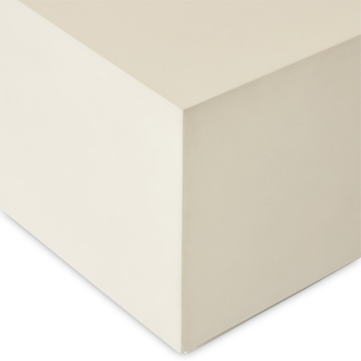 Parish White Concrete Cube