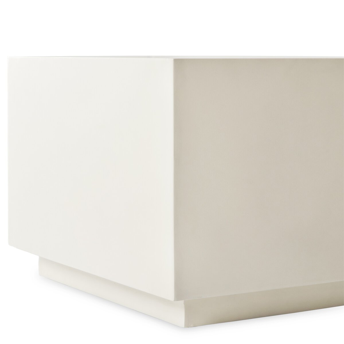 Parish White Concrete Cube