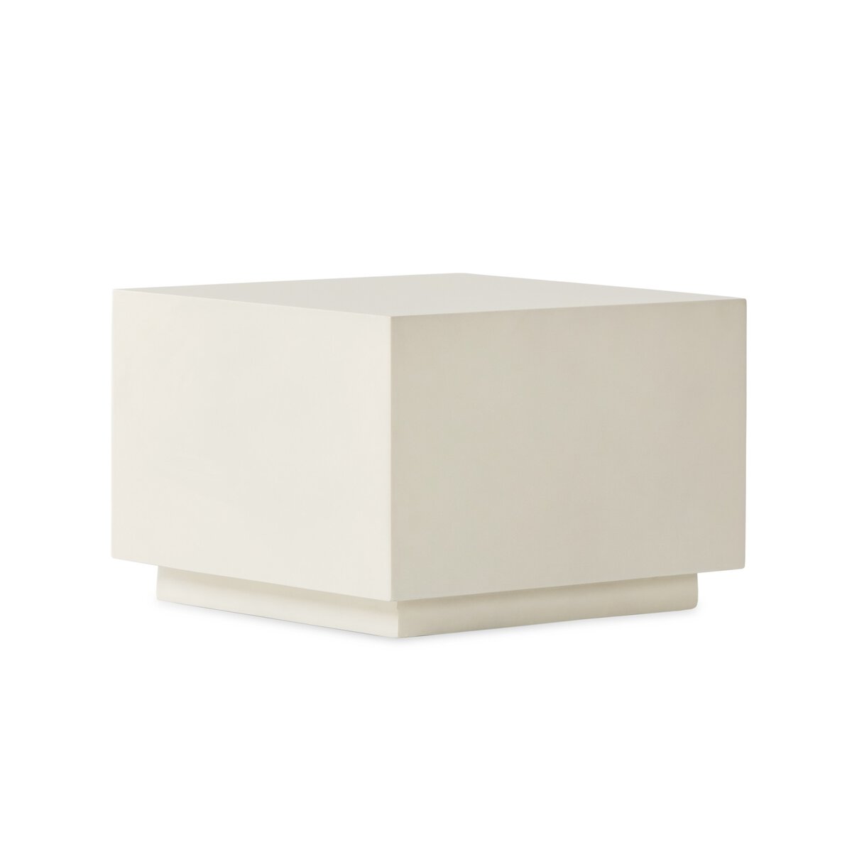 Parish White Concrete Cube