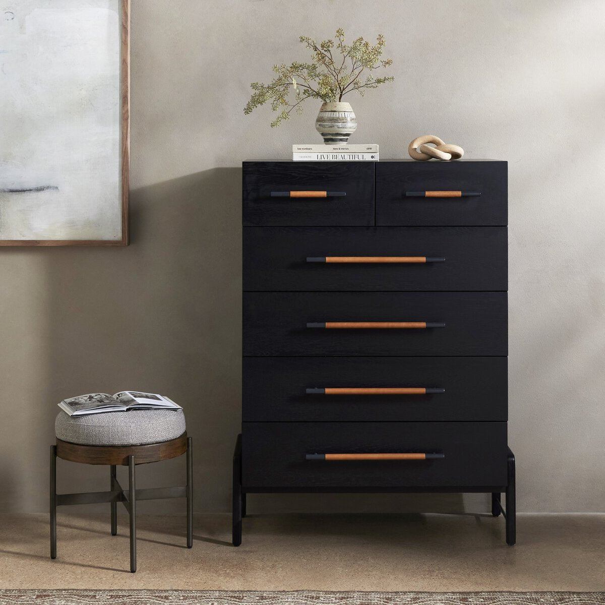 Rosedale 6 Drawer Tall Dresser