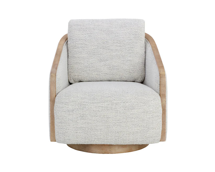 Sunpan Tasia Merino Swivel Lounge Chair