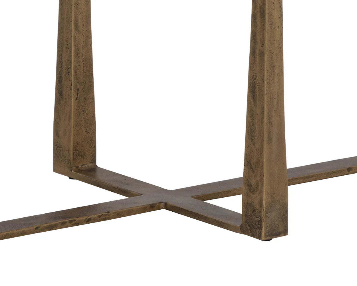 Cowell Antique Brass Console Table - Reimagine Designs