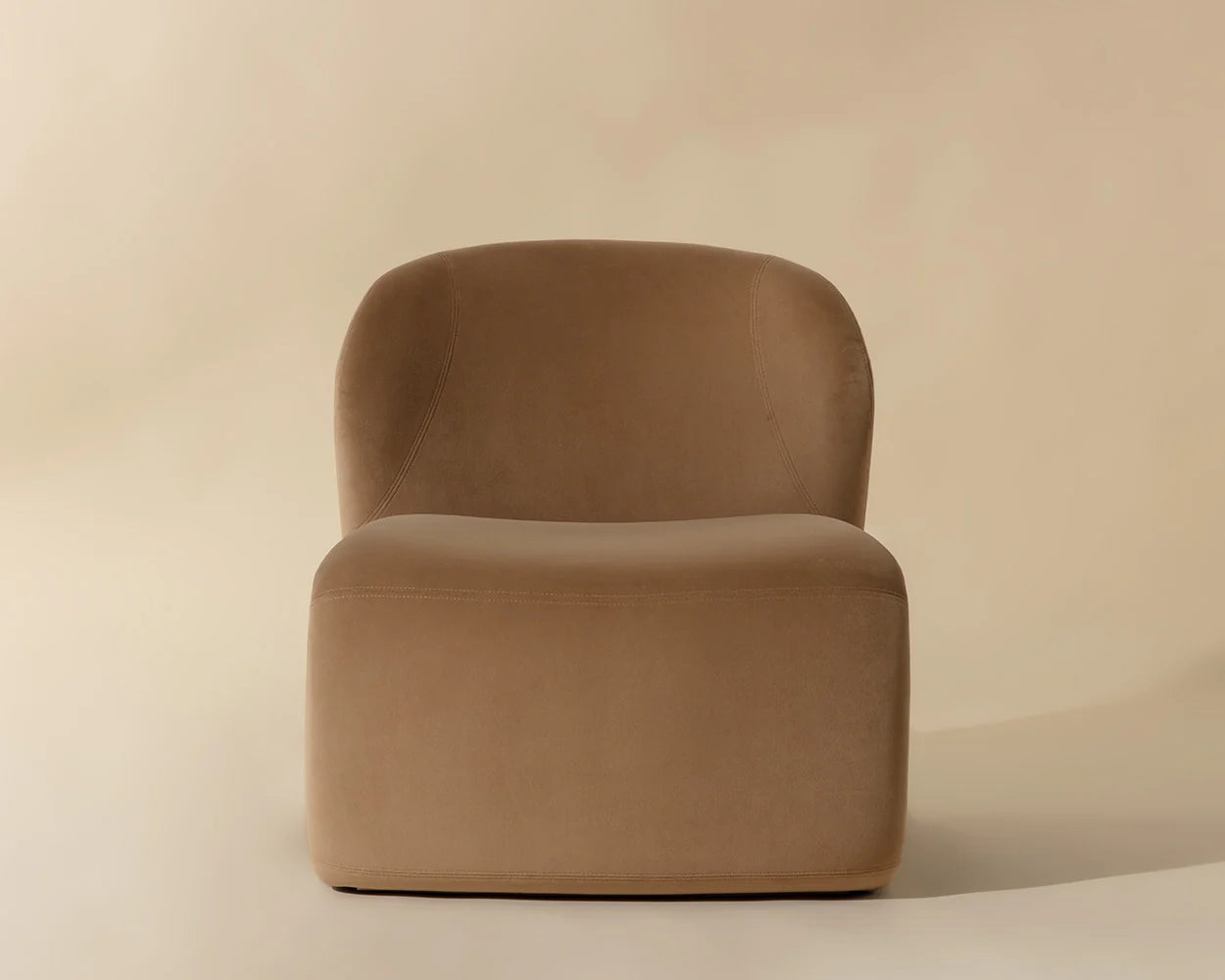 Sophiene Camel Lounge Chair - Reimagine Designs