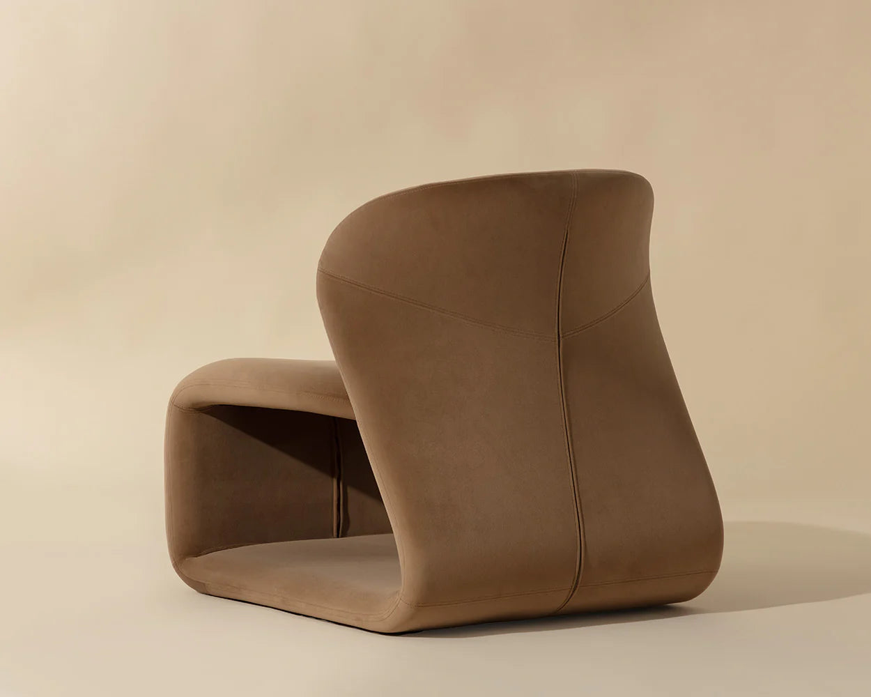 Sophiene Camel Lounge Chair - Reimagine Designs