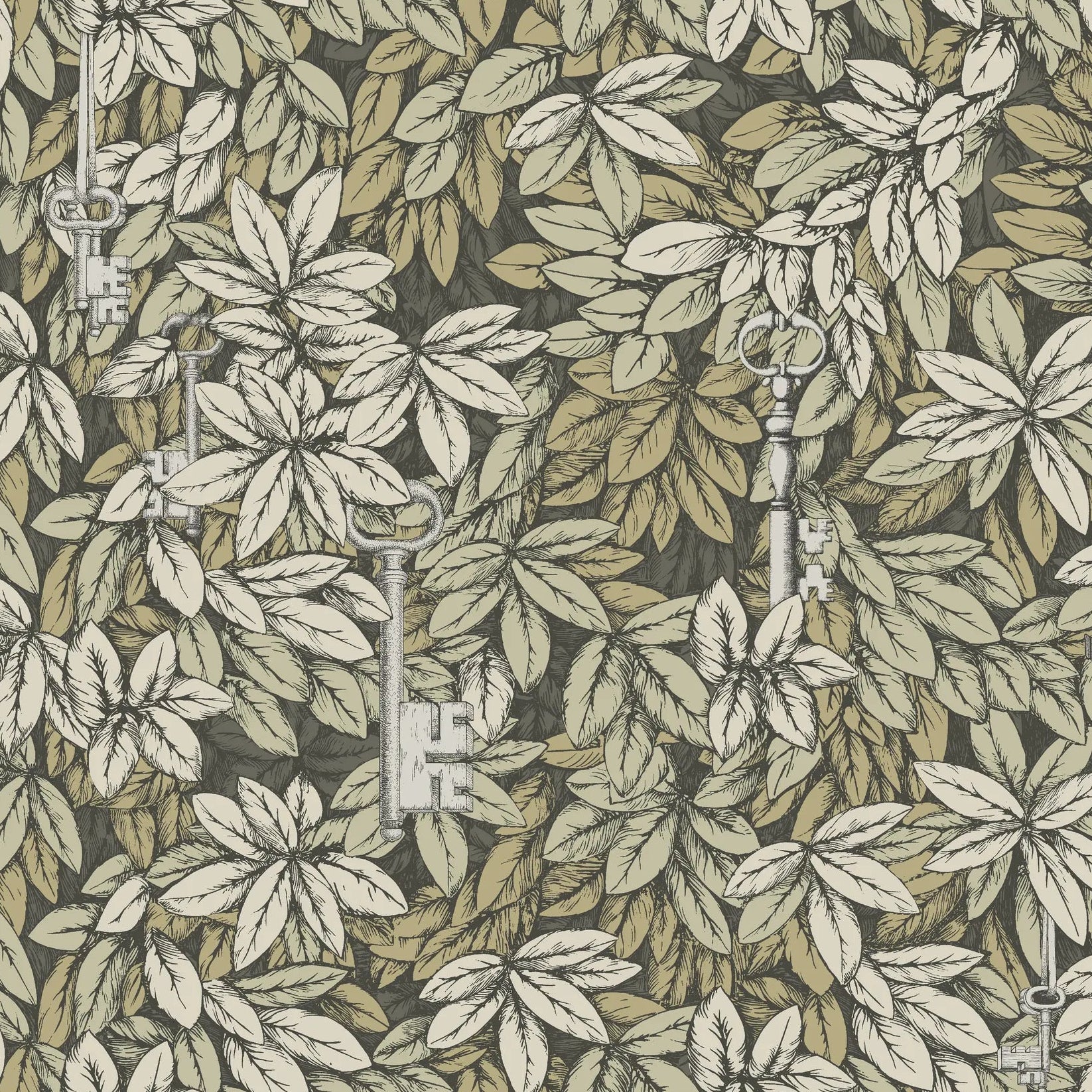 Chiavi Segrete Key & Leaves Wallpaper