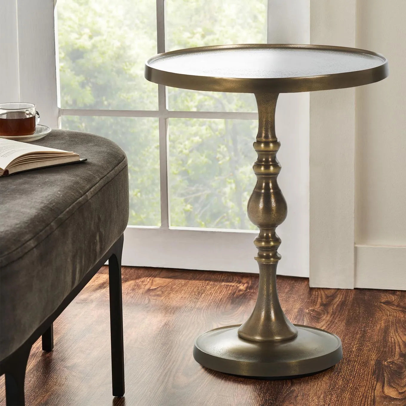 Romina Brass Side Table