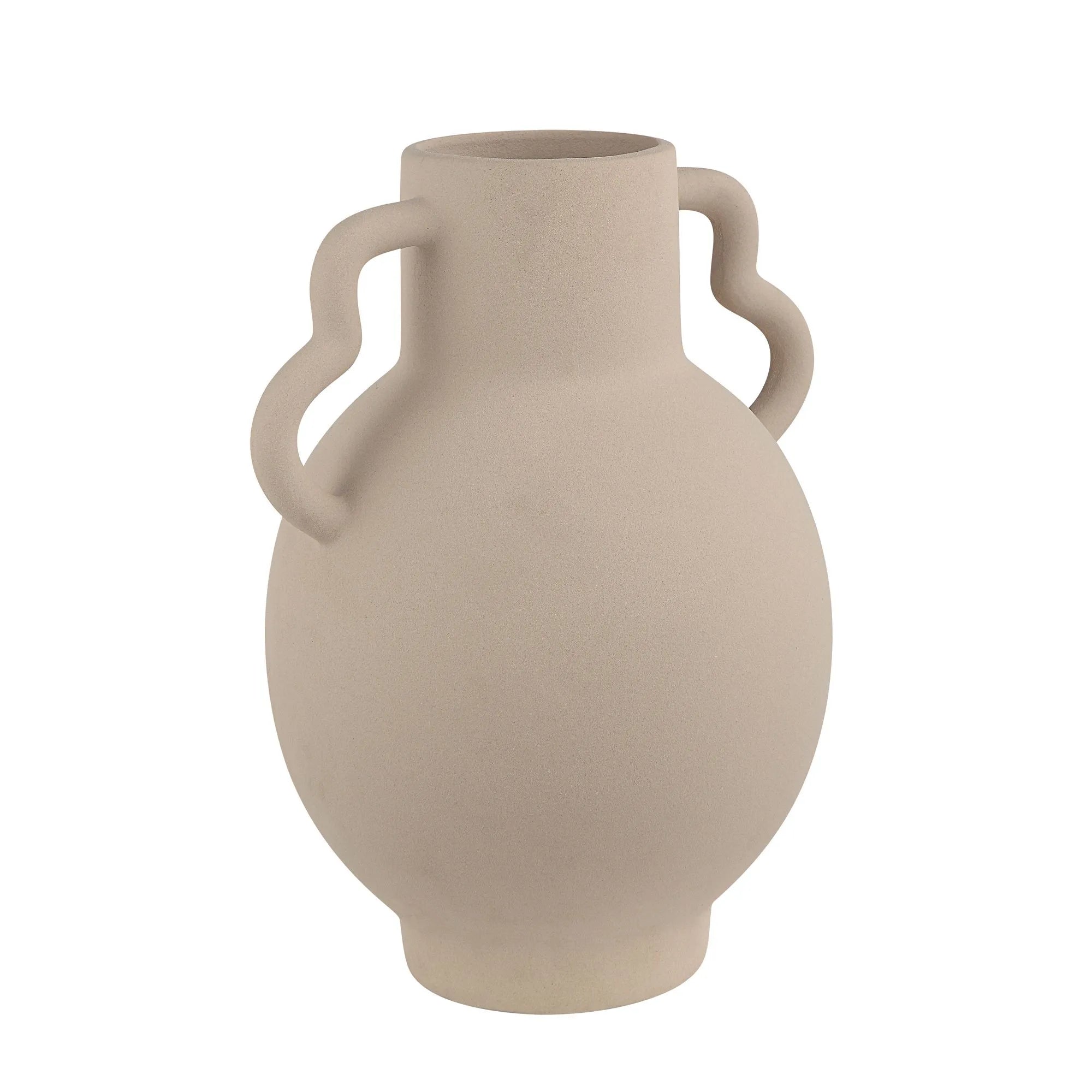 Monet Ceramic Beige Vase