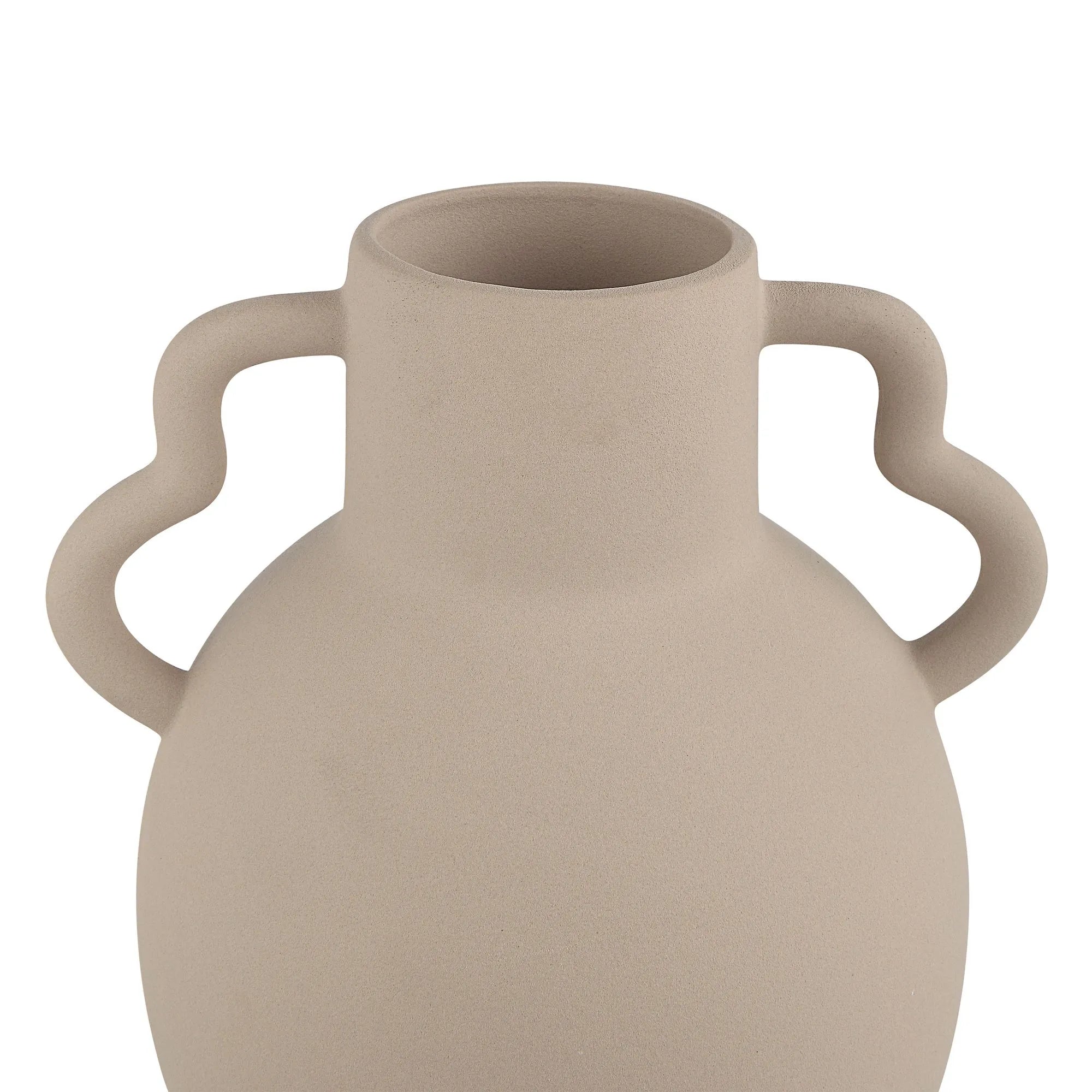 Monet Ceramic Beige Vase