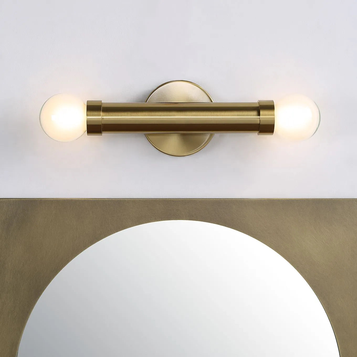 Dasia Burnished Brass Wall Sconce