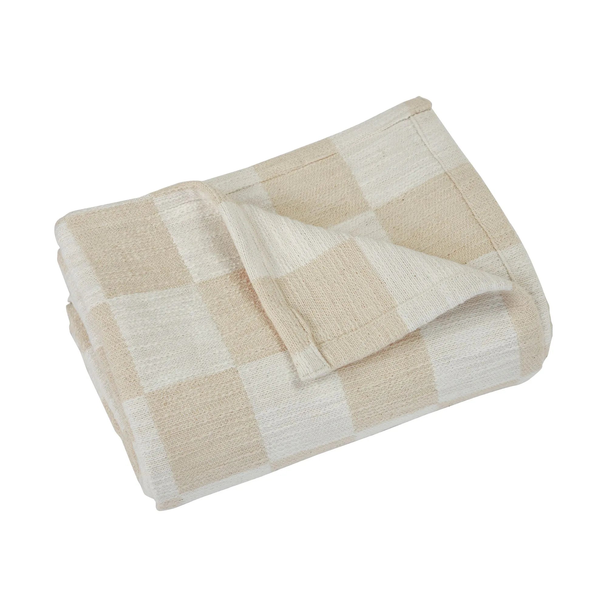 Grandi Ivory & Cream Throw