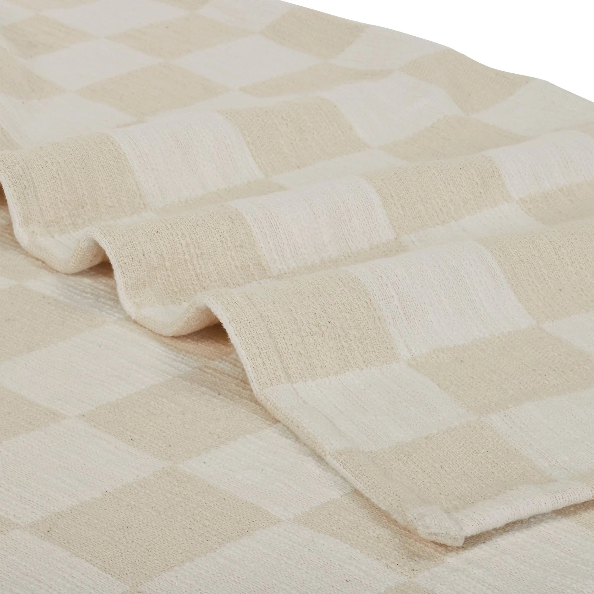 Grandi Ivory & Cream Throw