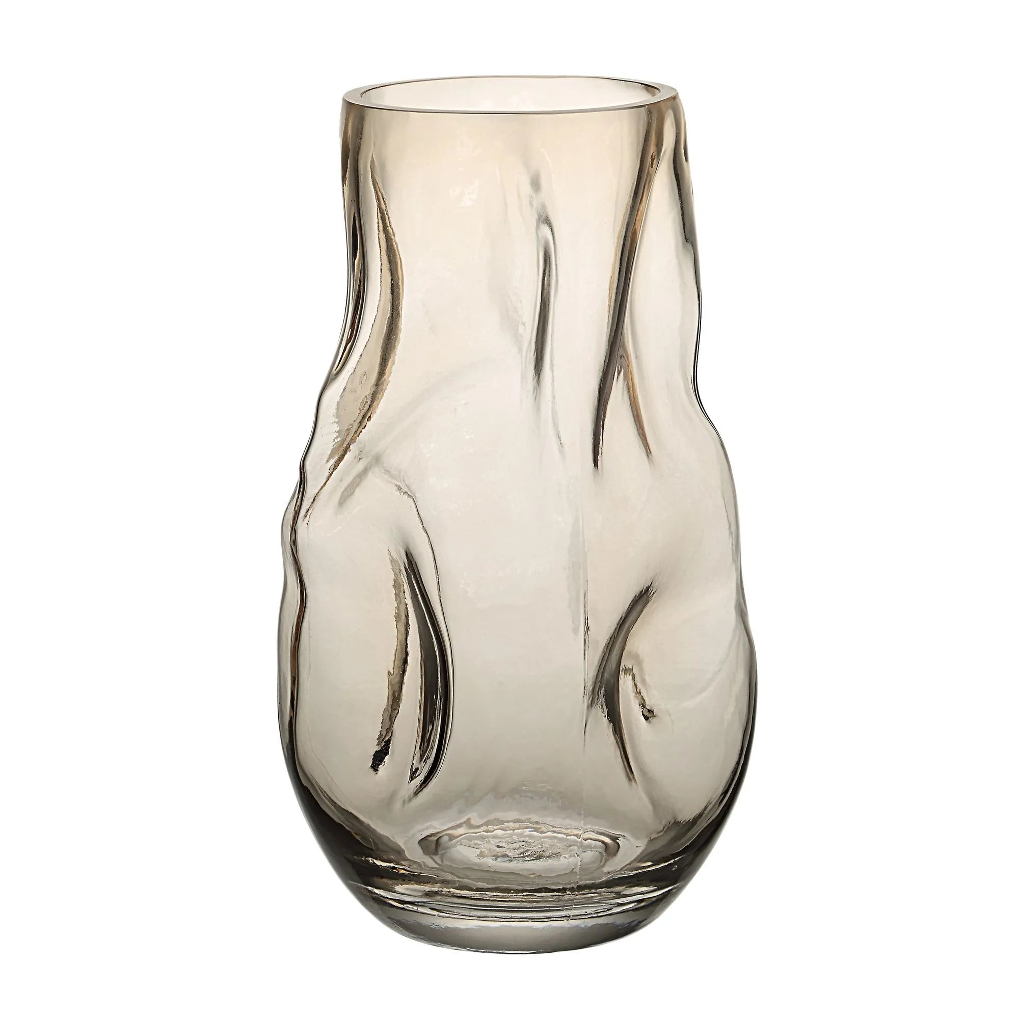 Tawny Glass Vase