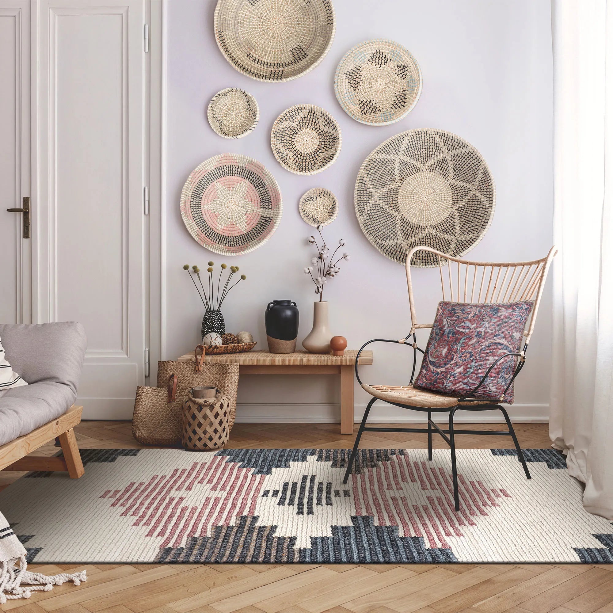 Elmina, Seagrass Basket Set