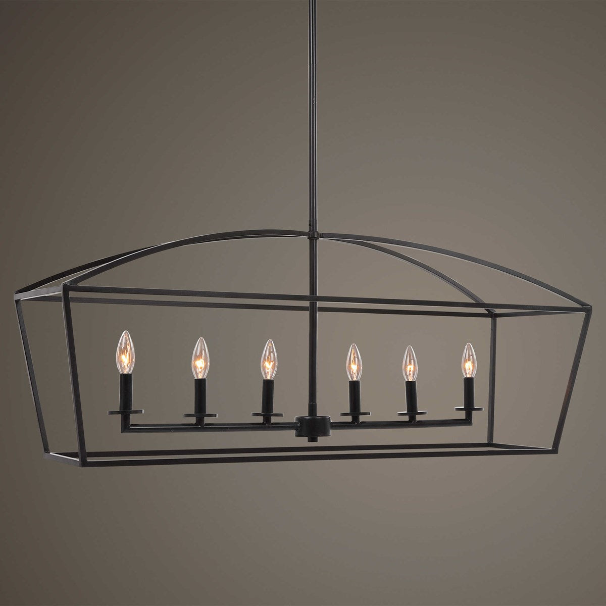 Modern linear chandelier, Black linear chandelier for kitchen