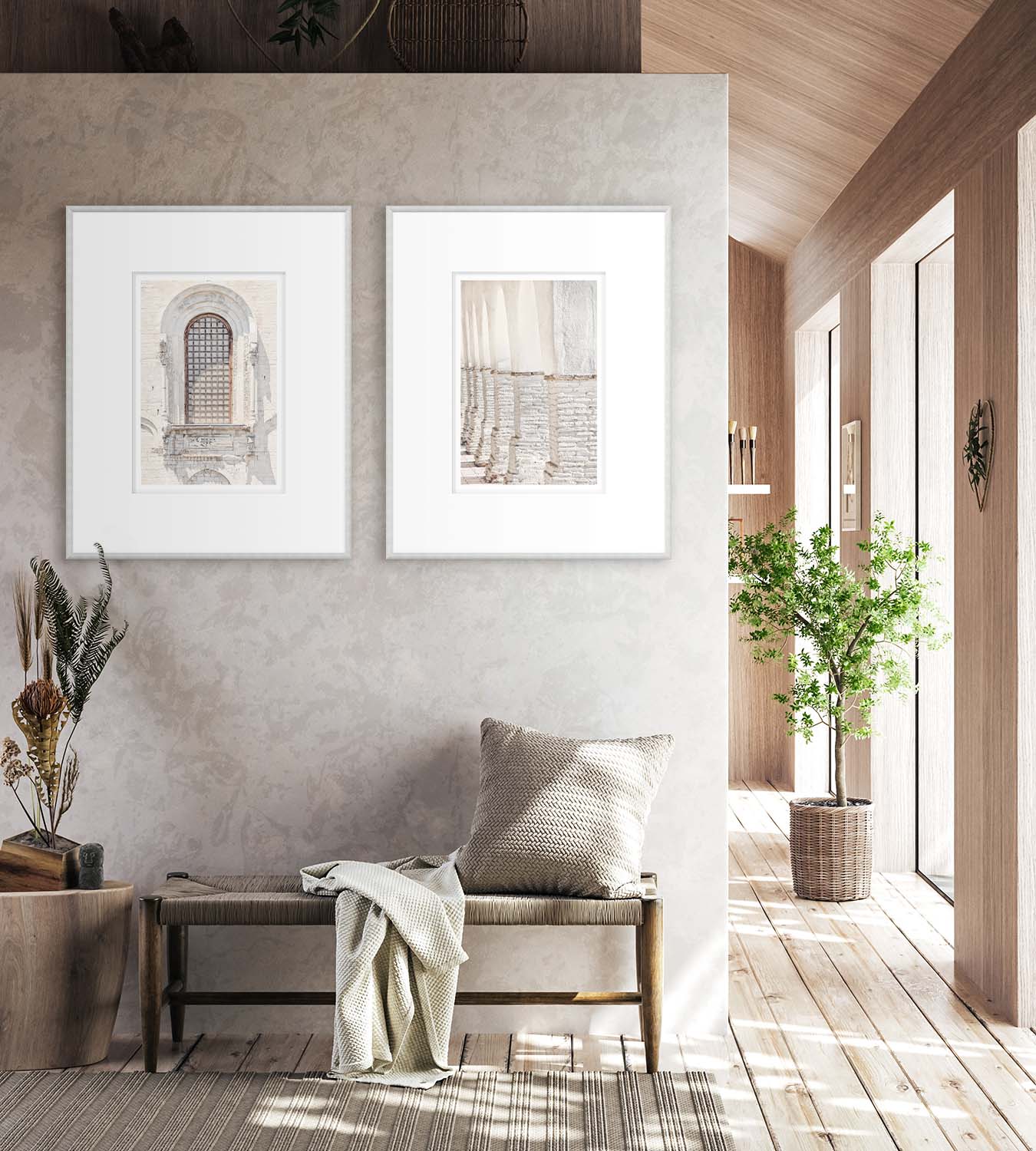 Masonary Architectural Wall Art Print Collection