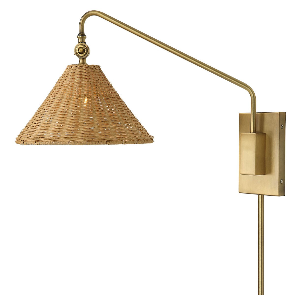 Phuvinh Rattan Plug-in Sconce