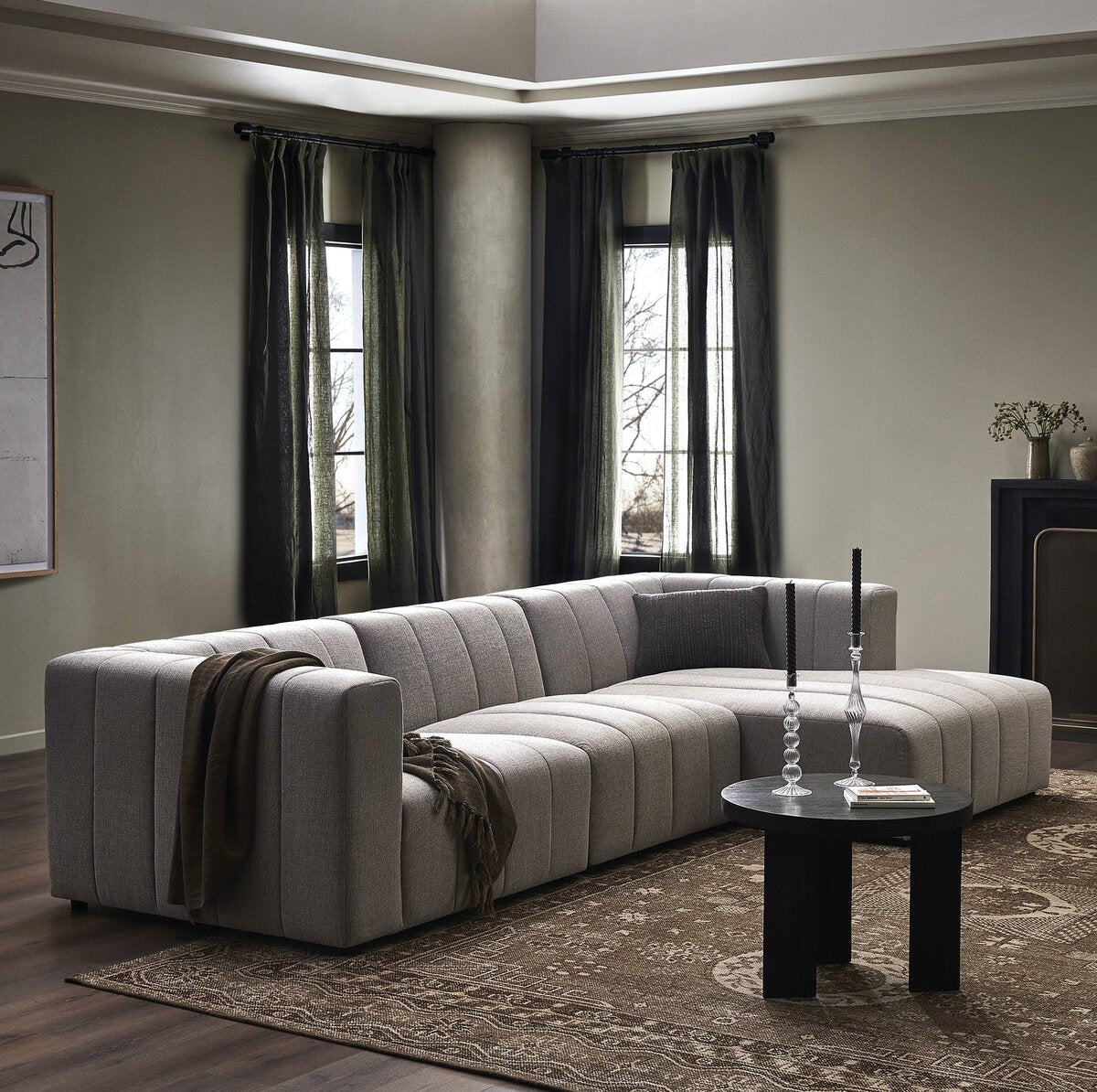 Langham 3PC Channeled Sectional