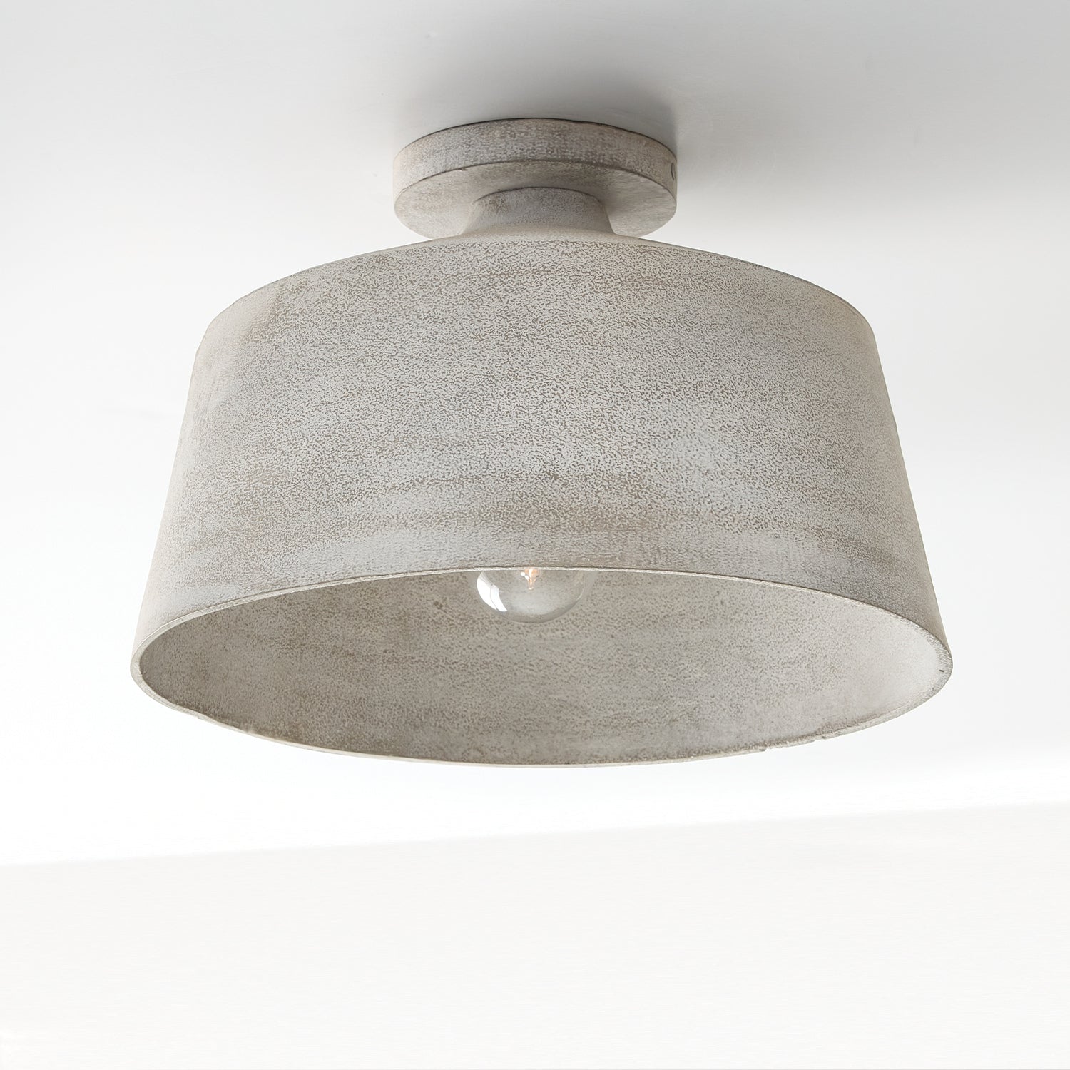 Quarry Semi Flush Light