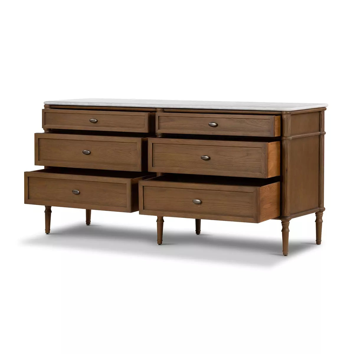 Toulouse Toasted Oak 6 Drawer Dresser