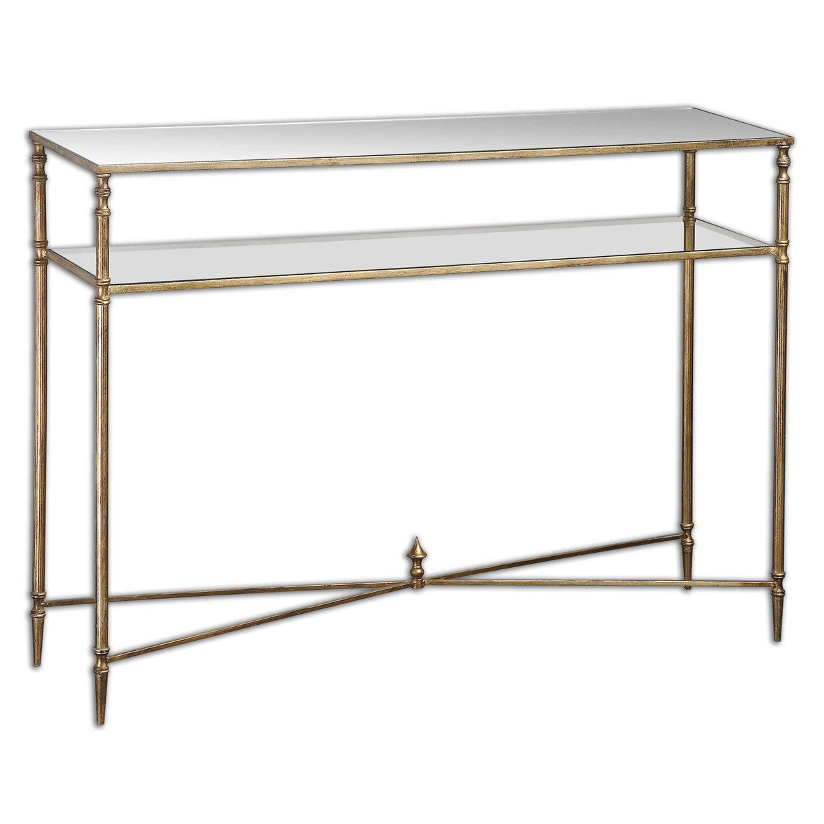 Henzler Antiqued Gold Table