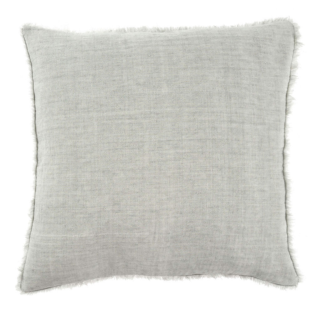 Lina Flint Grey Linen Pillow