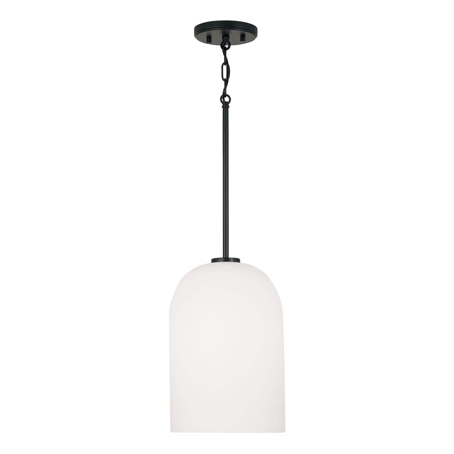 Lawson 1-Light Soft White Glass Pendant