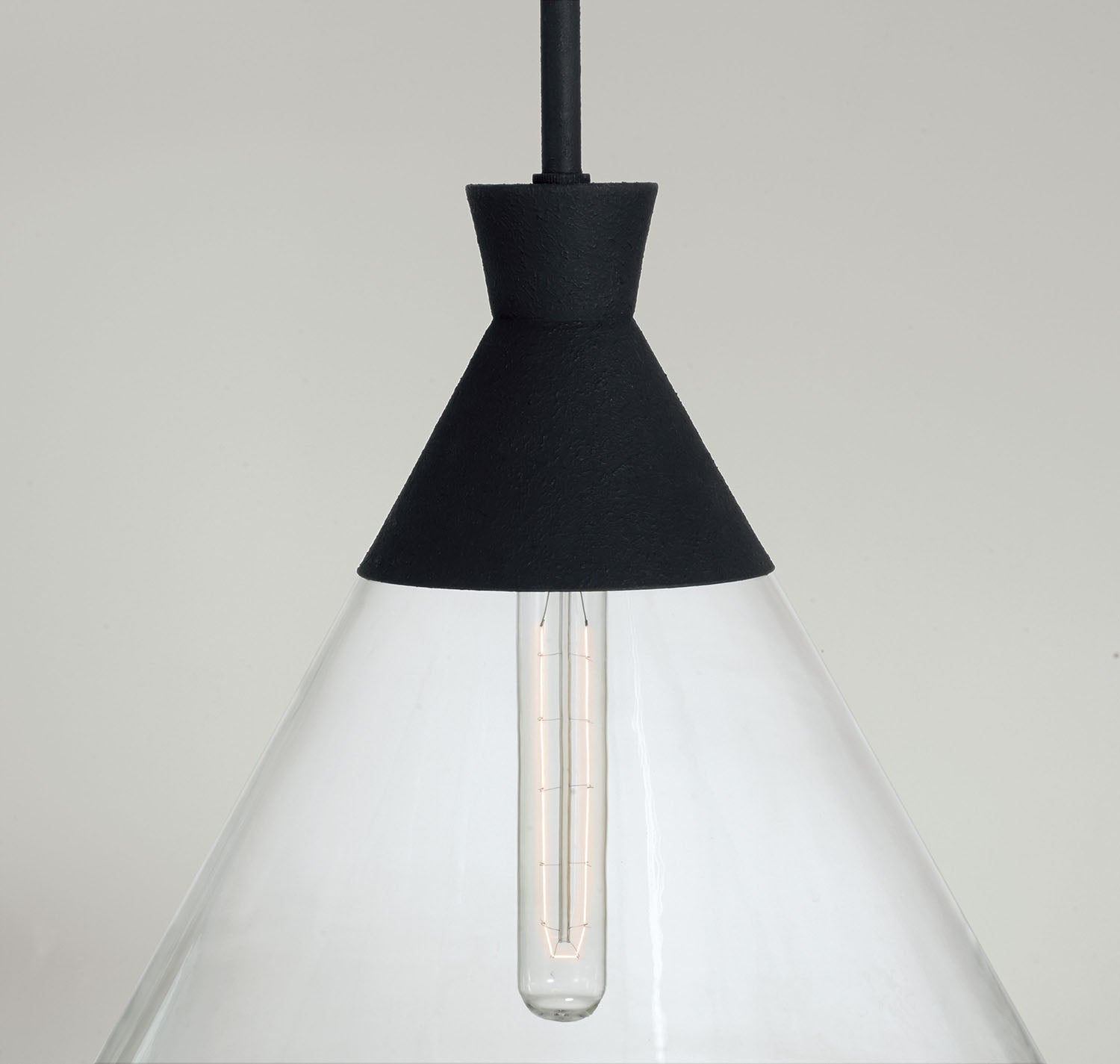 Paloma 1-Light Clear Glass Pendant