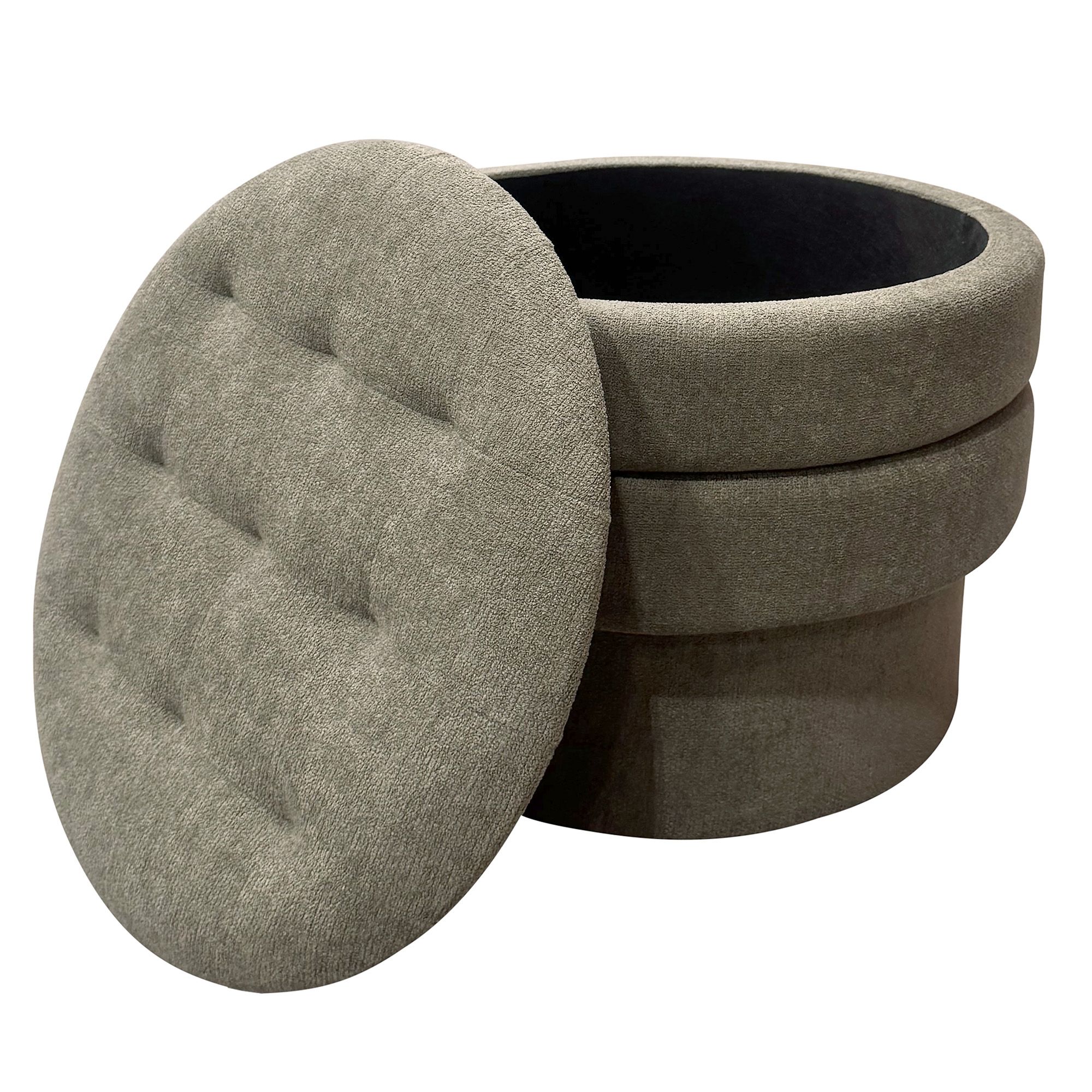 Kepler Round Storage Ottoman