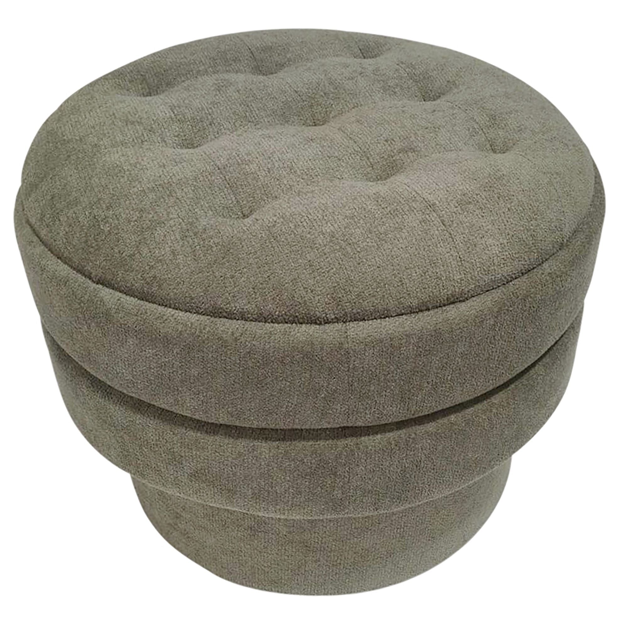 Kepler Round Storage Ottoman