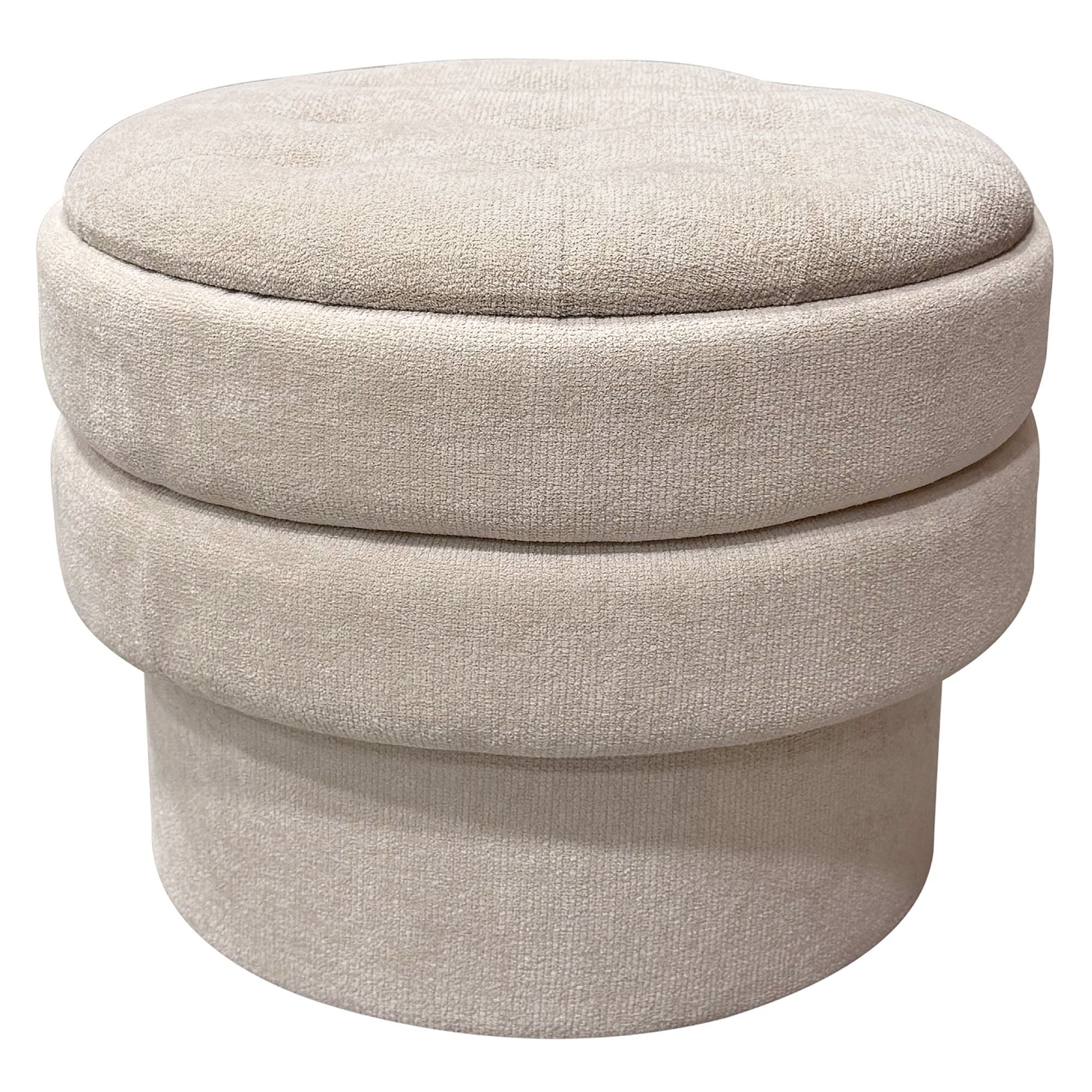 Kepler Round Storage Ottoman
