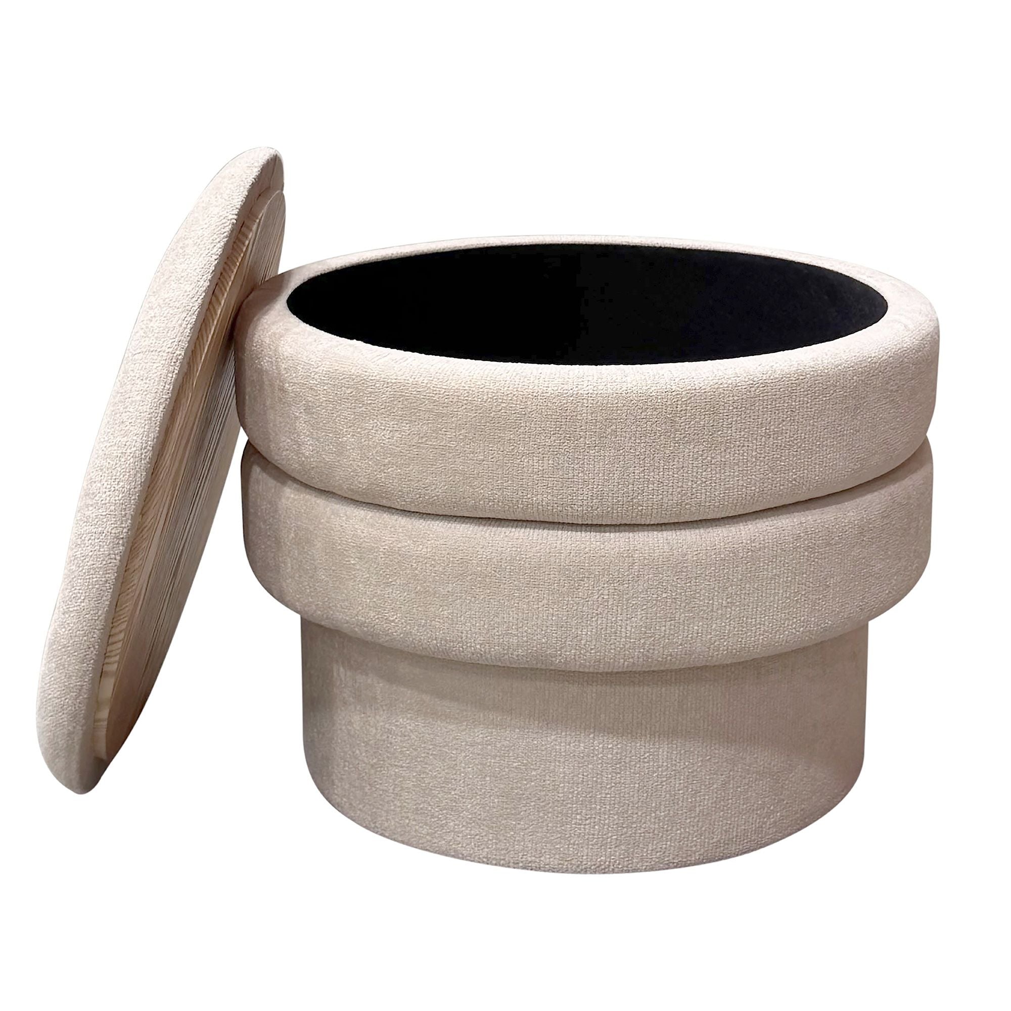 Kepler Round Storage Ottoman