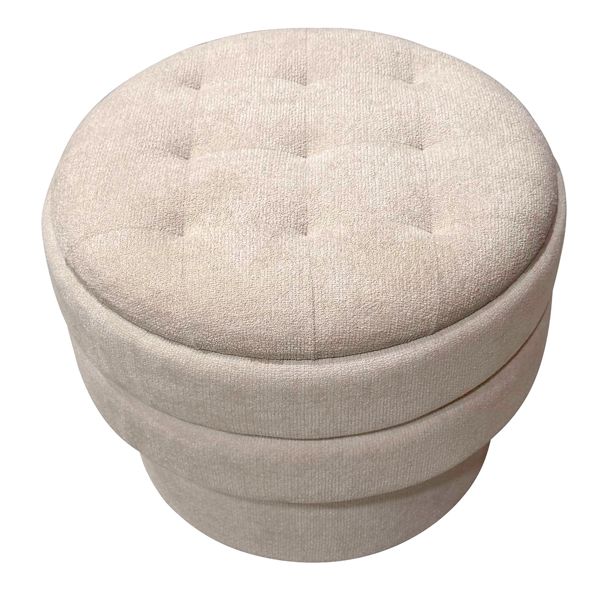 Kepler Round Storage Ottoman