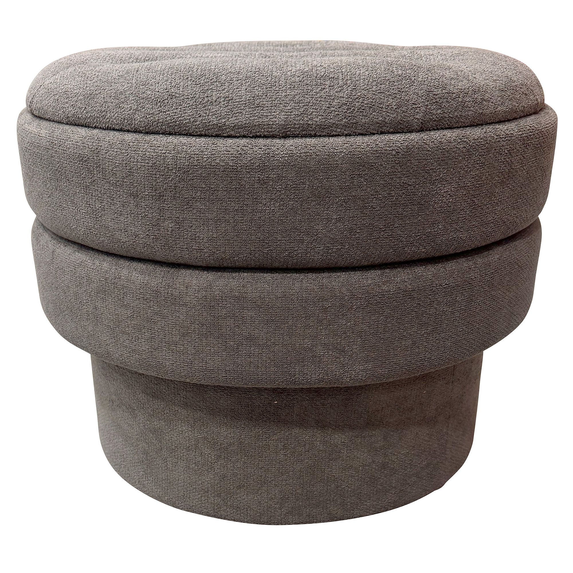 Kepler Round Storage Ottoman