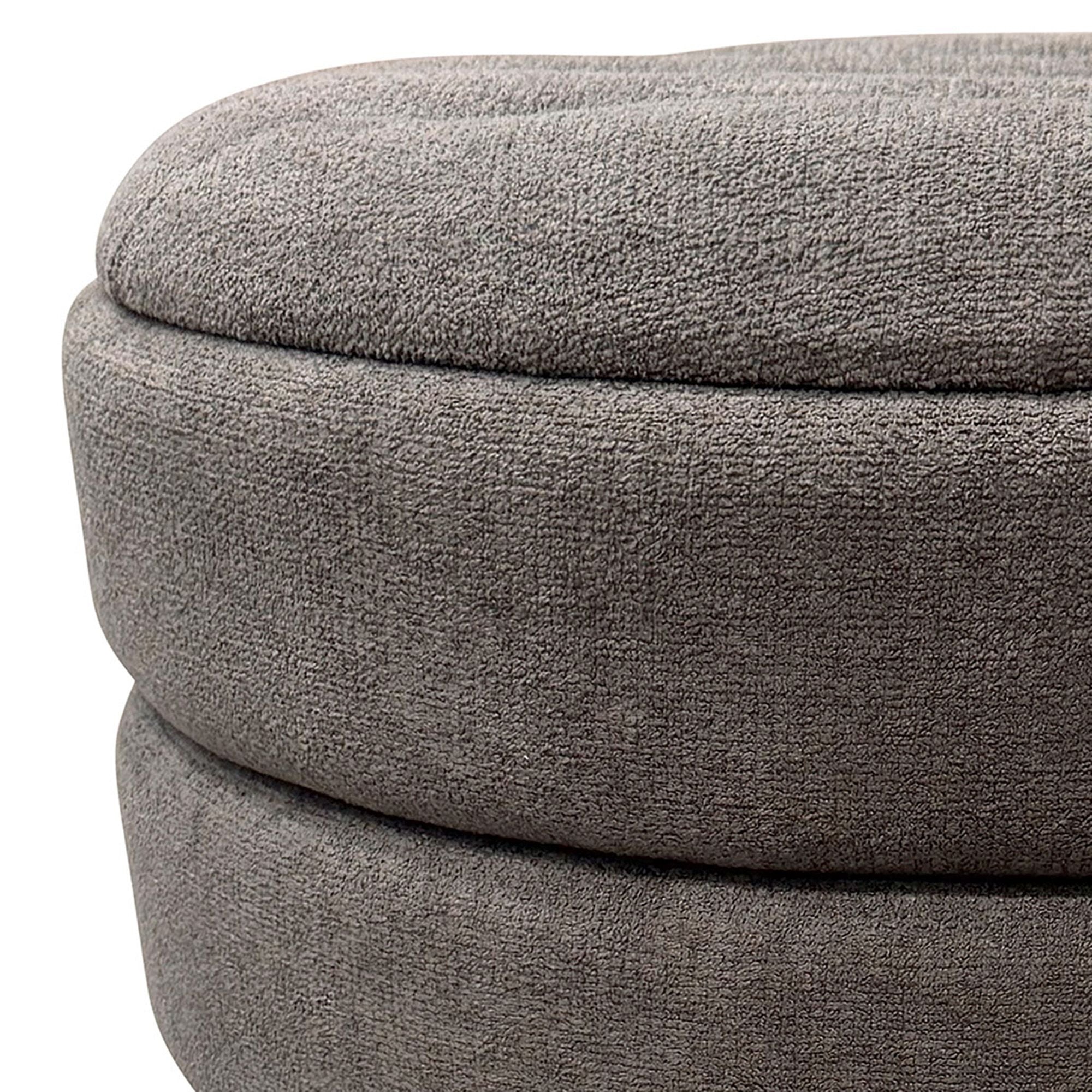 Kepler Round Storage Ottoman