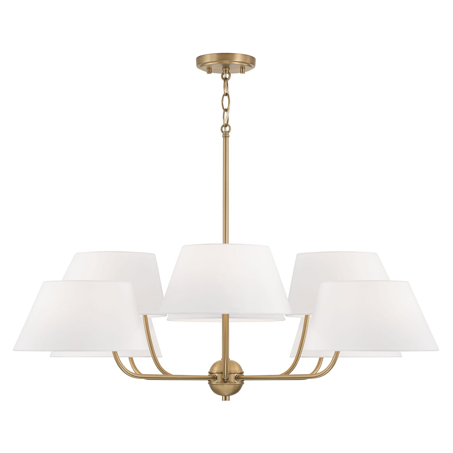 Welsley Aged Brass Chandelier Collection