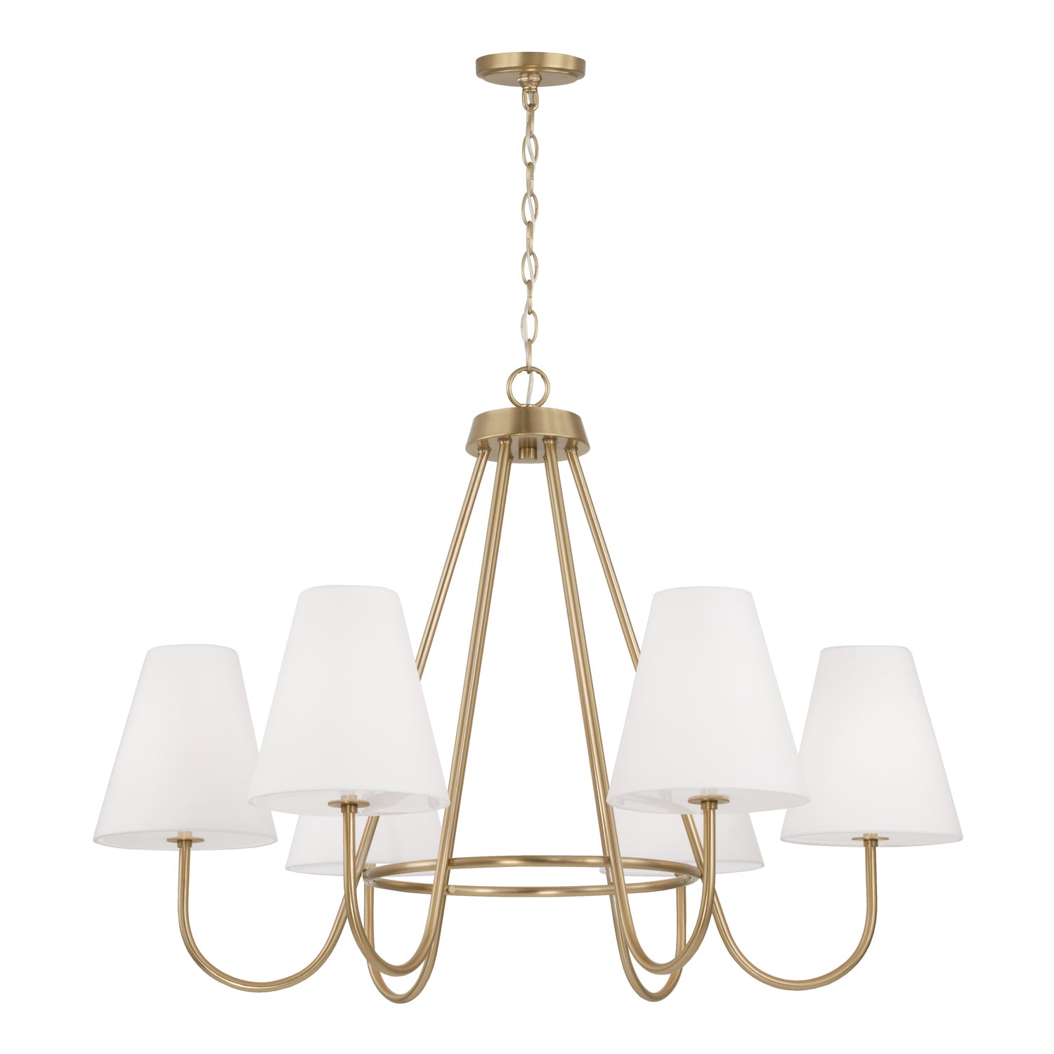 Julia Brass Chandelier | Timeless Elegance & Glamour | Reimagine Designs - Lighting