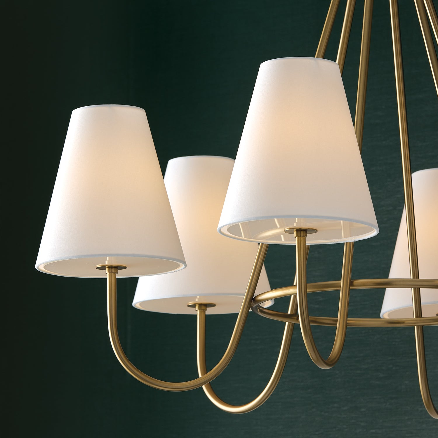 Julia Brass Chandelier | Timeless Elegance & Glamour | Reimagine Designs - Lighting