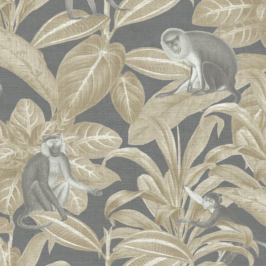 Monkey Foliage Wallpaper