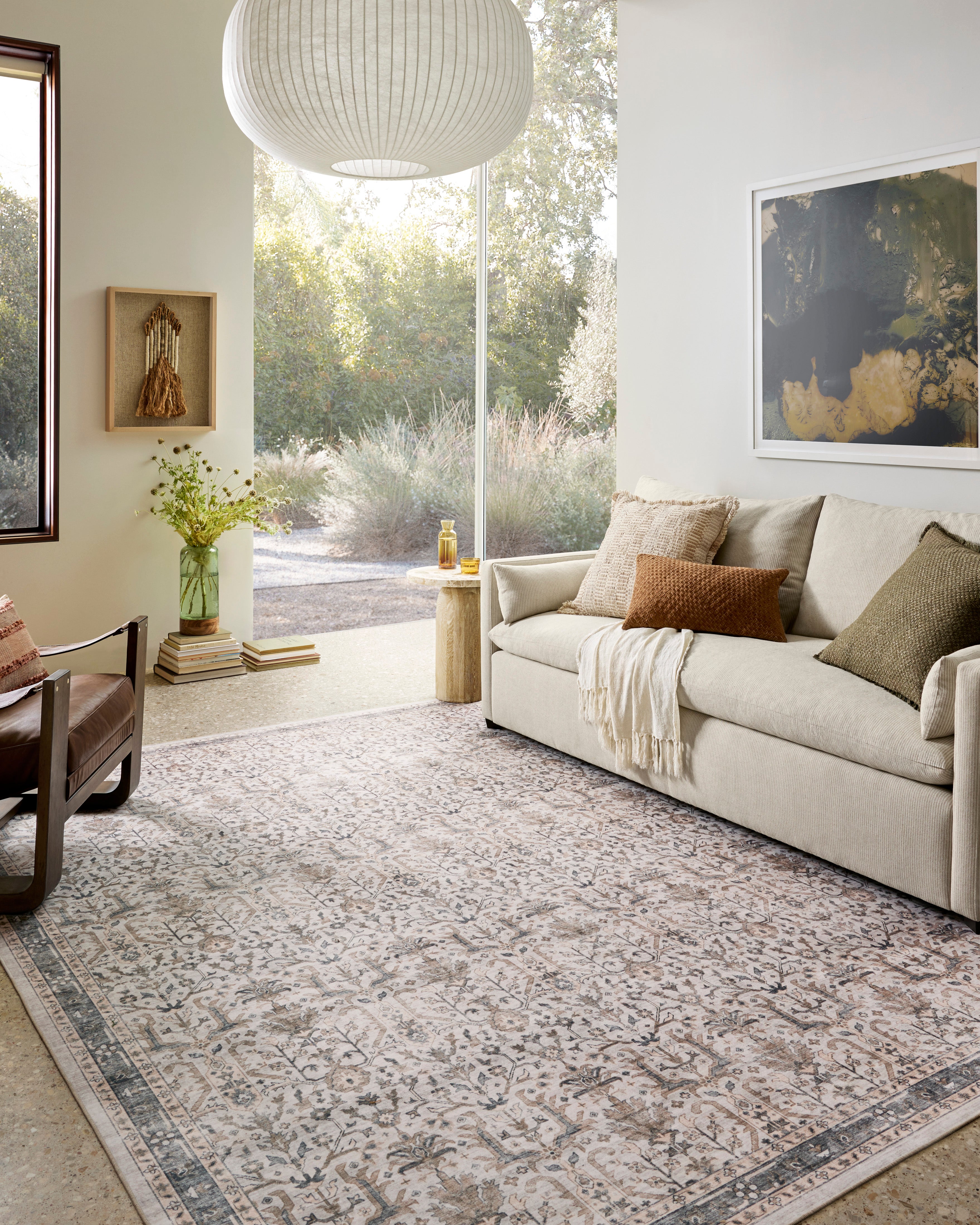 Anniston Ivory Stone Rug - Reimagine Designs