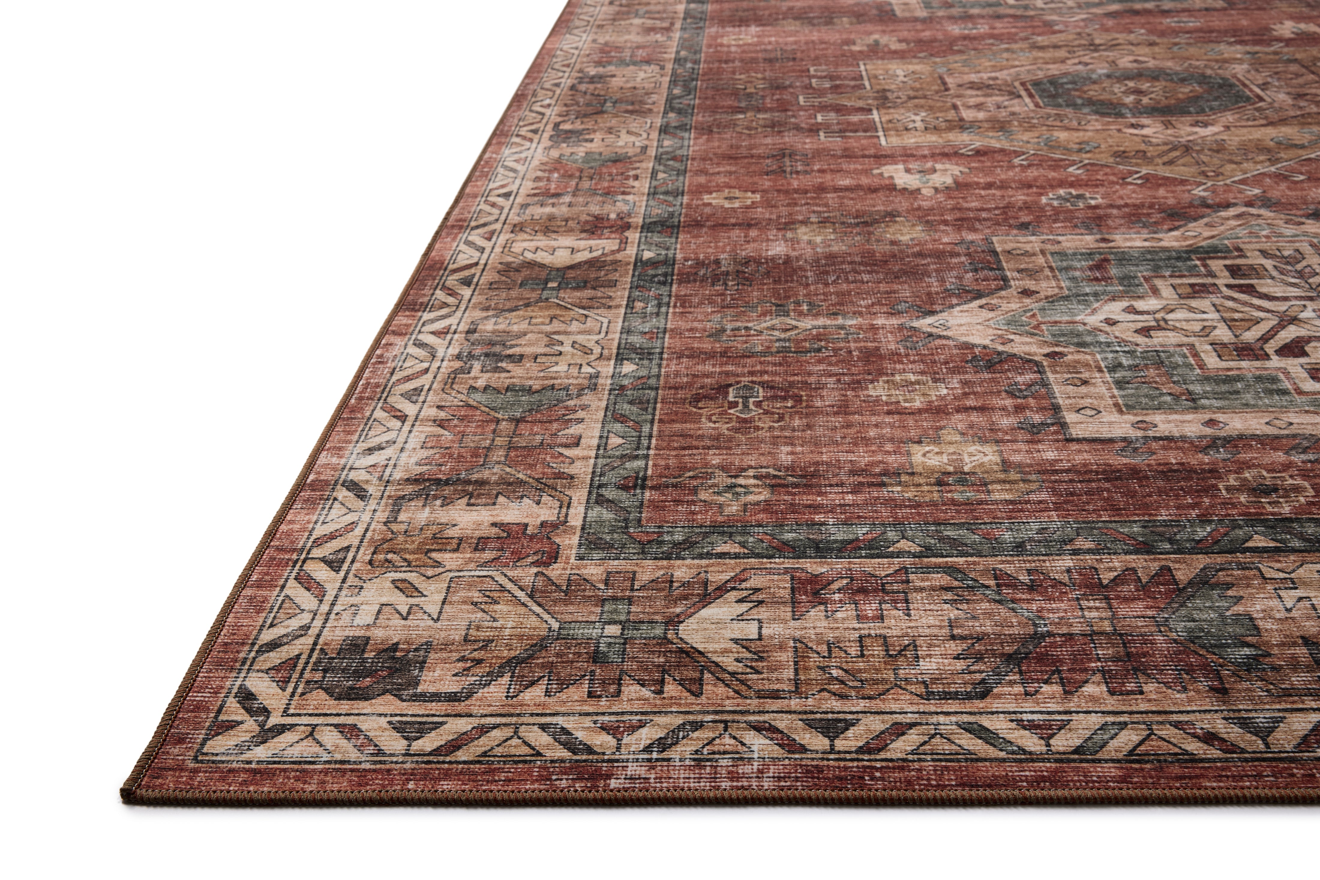 Anniston Spice Multi Washable Rug - Reimagine Designs